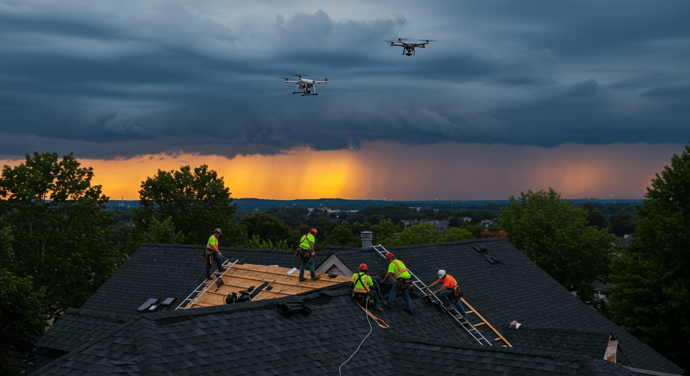 How Aurora Roofers Use Weather Data to Cut Waste by 14.3%