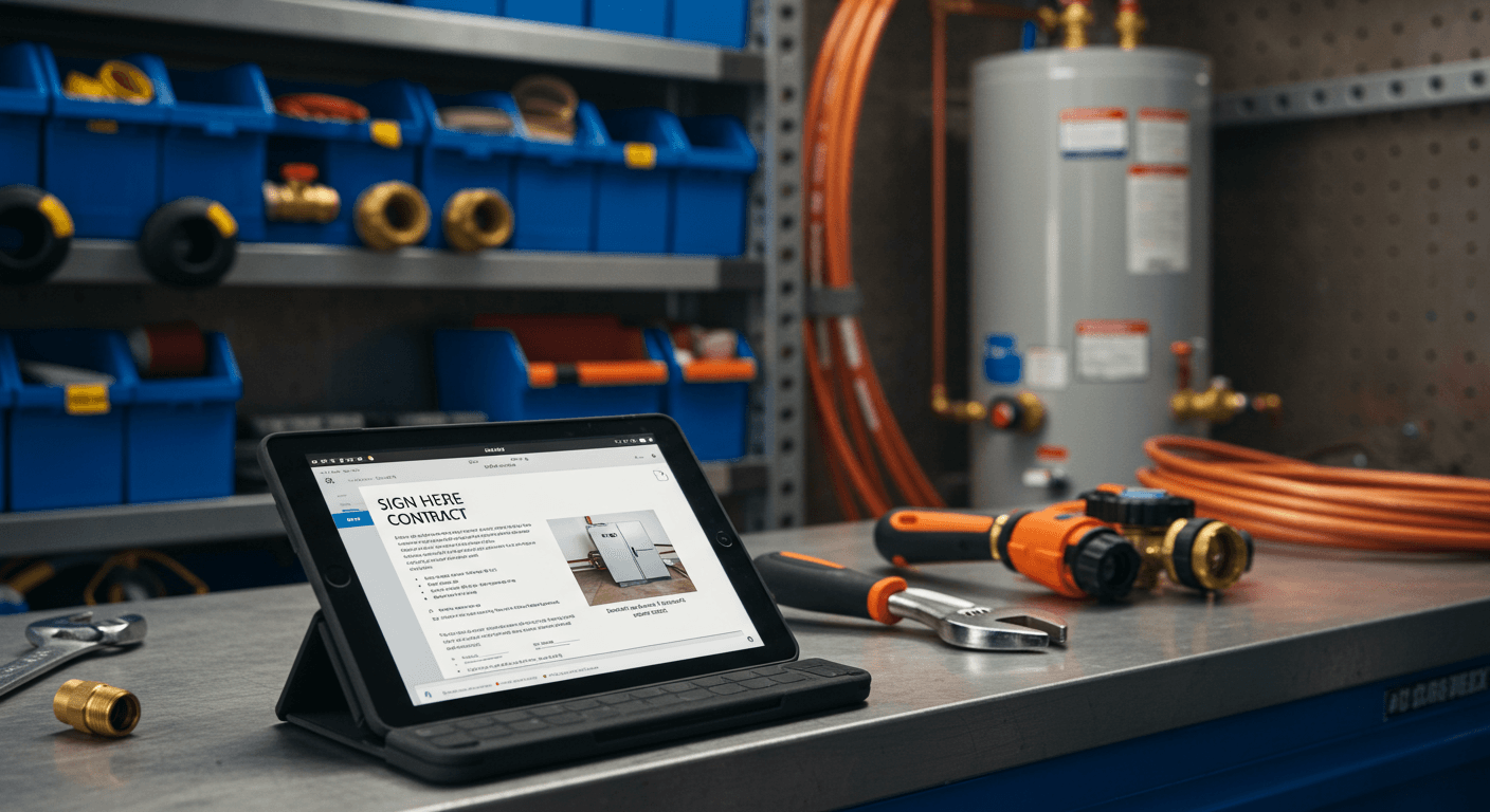Mountain Plumbing Data: The 13.9% Digital Contract Margin Gap