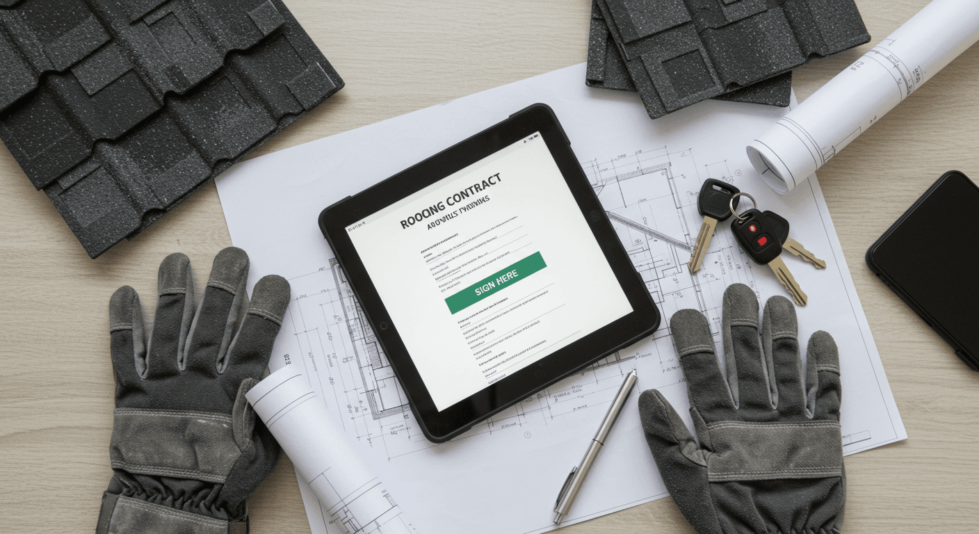 Roofing Data: 13.6% Margin Recovery via Digital Contracts