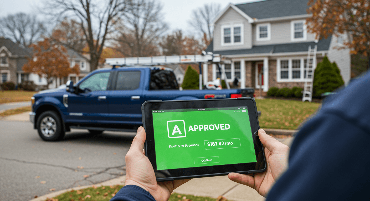 Why Erie Roofers Who Ignore Financing Lose 27.3% of Deals