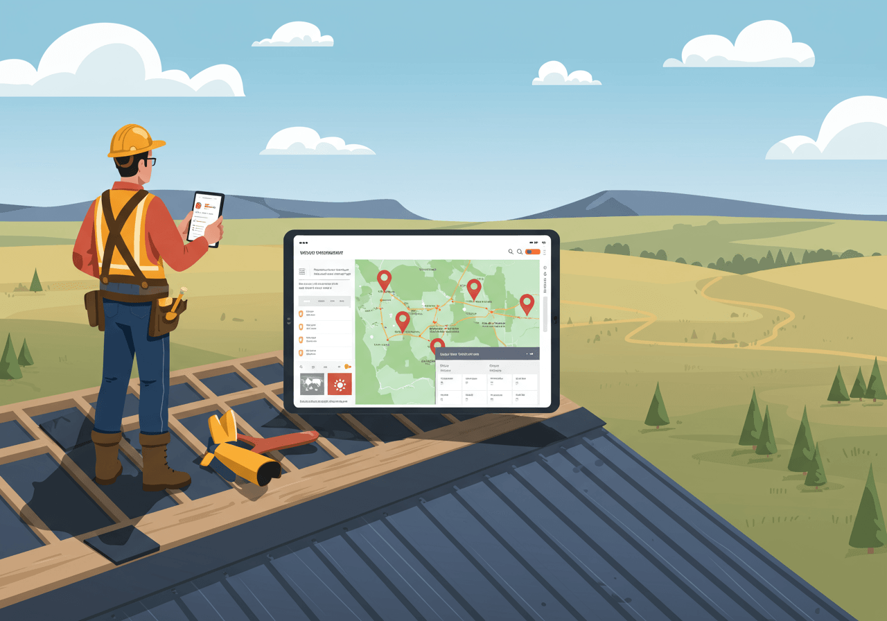 The Digital Chuckwagon: Wrangling Roofing Chaos from Jackson to Cheyenne with Smart Project Management