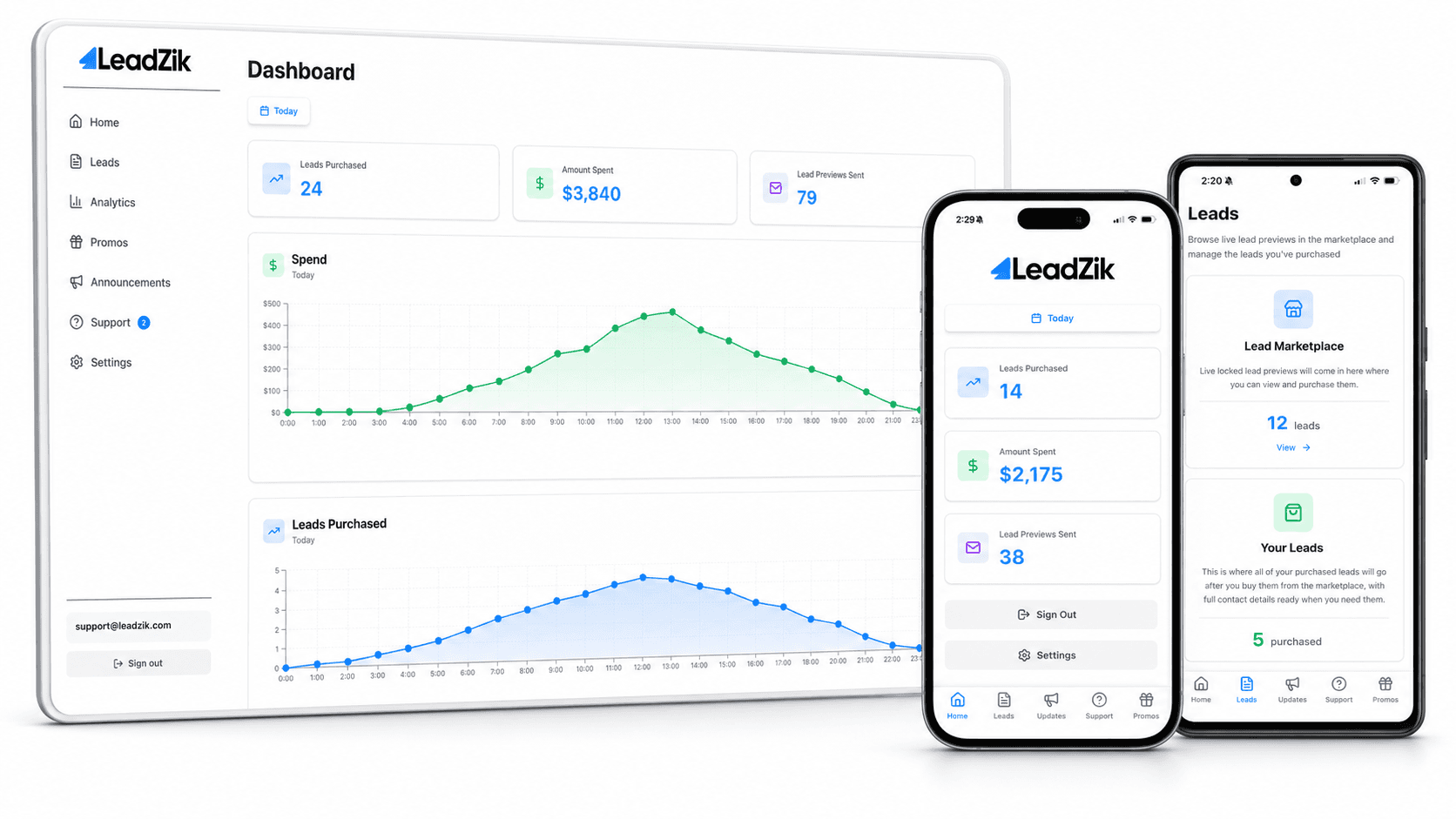 LeadZik Dashboard