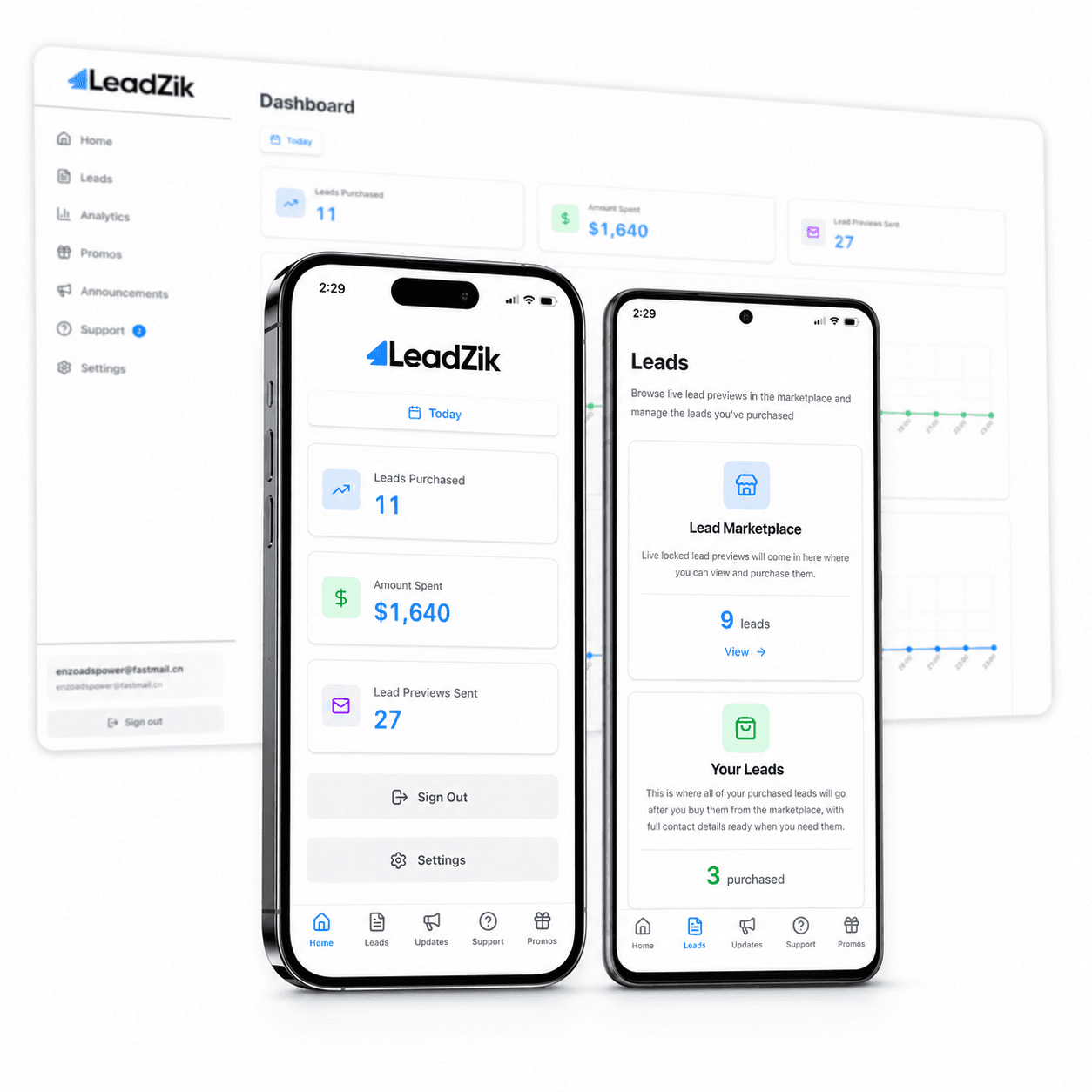 LeadZik Dashboard